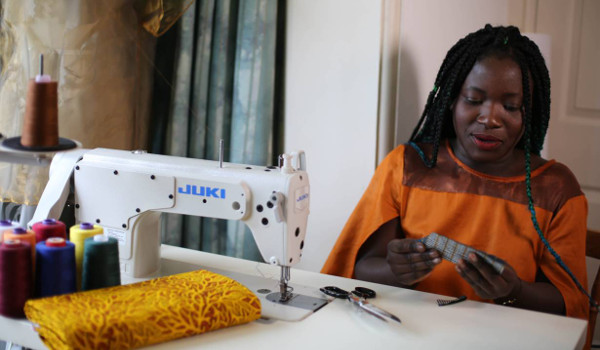 From refugee to royalty: Sierra Leone designer champions ethical fashion